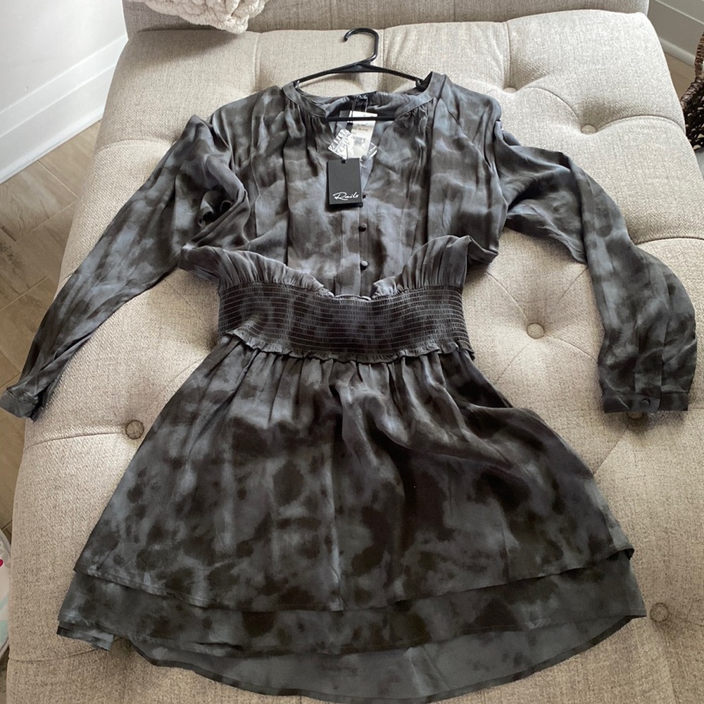 Rails Jasmine smocked waist dress small